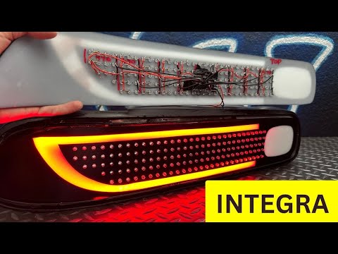 Building custom ACURA INTEGRA taillights