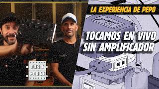 Tocar en vivo sin amplificador: practicidad vs audio.