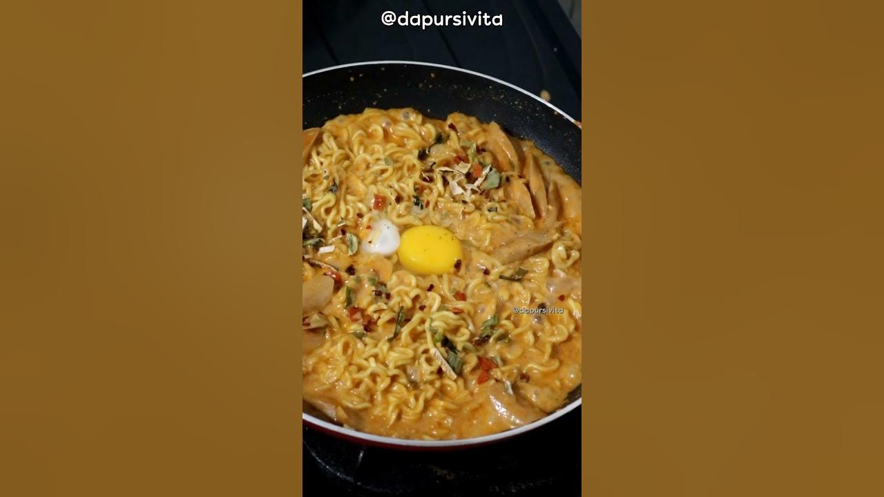 [IND/ENG] KOREAN ROSE RAMYUN RECIPE dapursivita YouTube