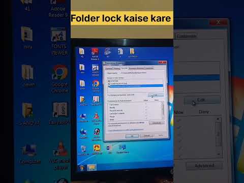 Folder lock kaise kare #folder lock tricks #Bina software ke folder lock #tips and tricks