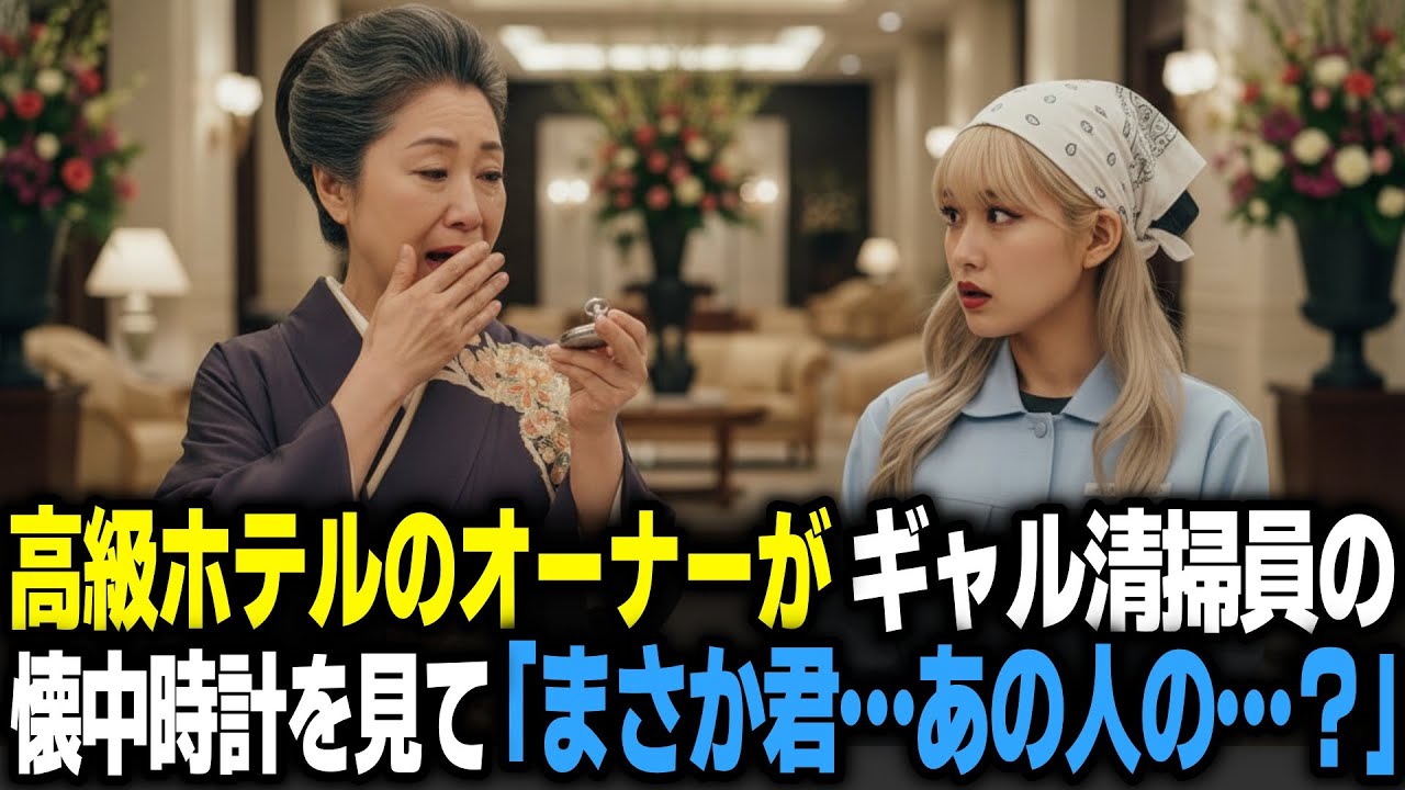 高級百貨店のオーナーが、ギャル清掃員の懐中時計を見て「それ...なんで持ってるの？」