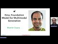 Emu: Foundation Model for Multimodal Generation