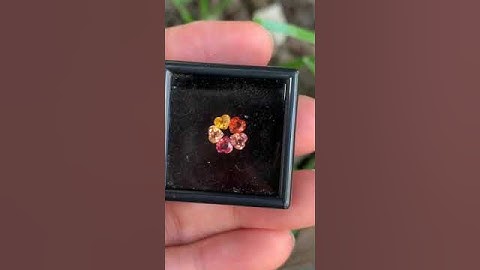 Giao lưu lô Saphire nhỏ xinh kết bộ trái tim #music #gem #ruby