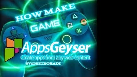 Cara Membuat Aplikasi Tanpa Coding || AppsGeyser