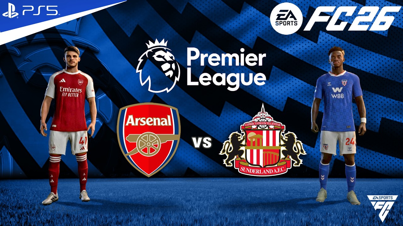 FC 26 - Arsenal vs Sunderland - Premier League 25/26 Match - Authentic Gameplay | PS5™ 4K