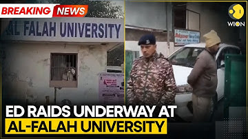Breaking: Delhi Blast Probe: ED Raids Underway at Al-Falah University | WION