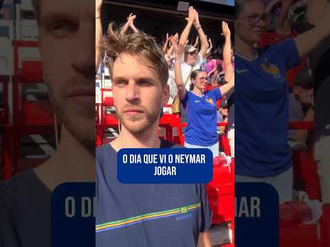 O dia que vi o Neymar jogar!
