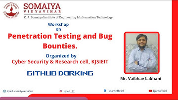 Github Dorking (Penetration Testing and Bug Bounty) || CSRC KJSIEIT