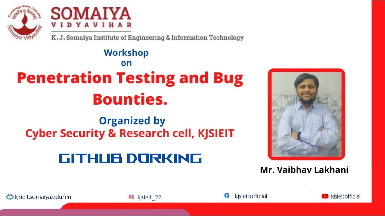 Github Dorking (Penetration Testing and Bug Bounty) || CSRC KJSIEIT ...
