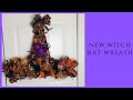 New Dollar Tree Metal Witch Hat DIY Wreath