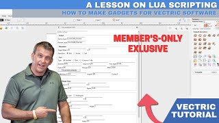 A LESSON ON LUA SCRIPTION |  How to make Gadgets for Vectric