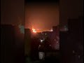 У Луганську після вибуху почалась пожежа