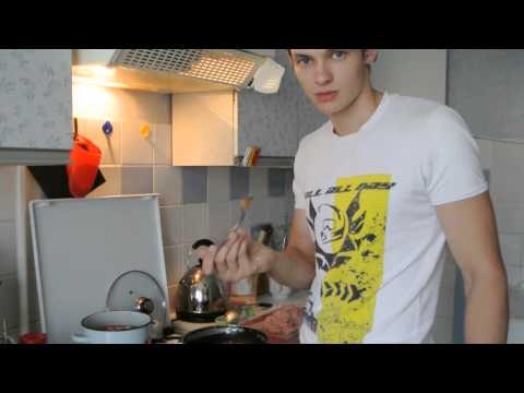 Видео рецепт Курица с шампиньонами в сметане