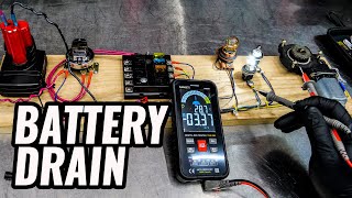 How To Find Parasitic Battery Draw with Kaiweets KM601 MultiMeter Review