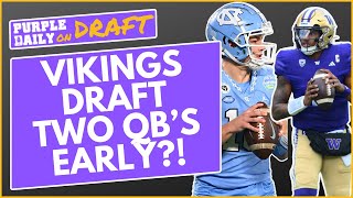 Minnesota Vikings draft TWO quarterbacks in the first two rounds of the draft?!