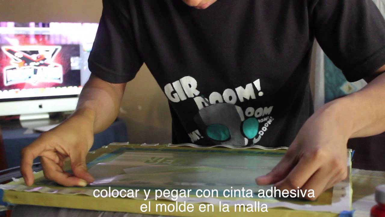 serigrafia casera - YouTube