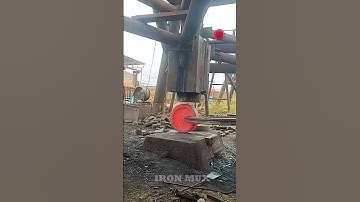 Creating Flanges Using Iron Billet #iron #flange