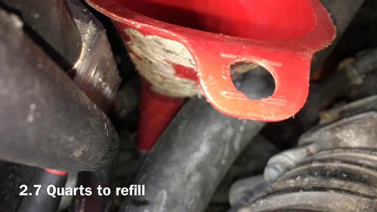 2013 Honda CR-V Transmission Fluid and Filter Change - YouTube