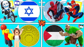 فلم ماين كرافت : كوكب عائلة ساو الاسرائيلي ضد مستر لحمة الفلسطيني ضد سبايدرمان ضد روبلكس !!؟ 🔥😱