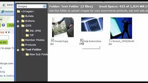 Deleting Images From Image Store - Websiteforge Ecommerce Website