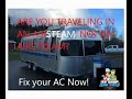 1992 Airstream Excella -Coleman Mach Delta AC Motor replacement-RV Condenser Fan Remove and Replace