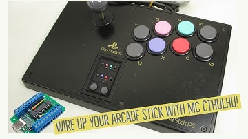 Wire up an Arcade Stick Controller with the MC Cthulhu board!