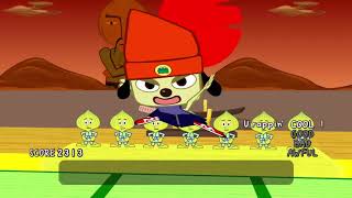 Parappa The Rapper - Kick, Punch, Block, Chop, Jump, Pose