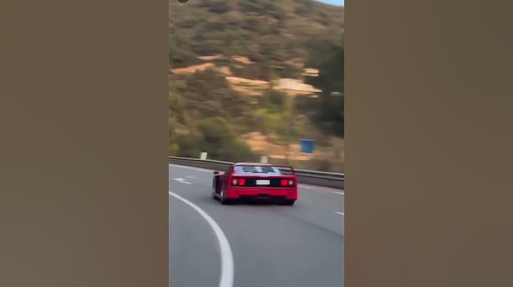 Ferrari F40 Crash Lando Norris