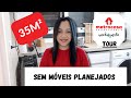 TOUR APARTAMENTO SEM MÓVEIS PLANEJADOS 35 METROS  METROCASA