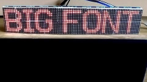 Parola for Arduino 16-rows display demo LED matrix MAX7219