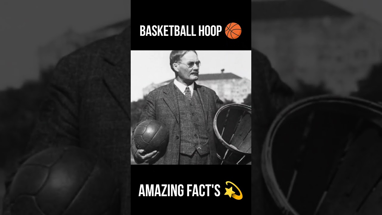 The first basketball hoops were actually peach baskets 