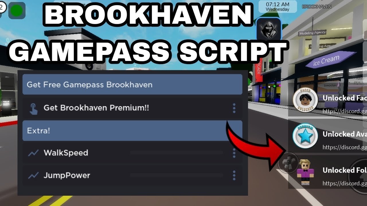 BROOKHAVEN Script Premium Get All Gamepass