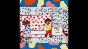Rakshabandhan card #rakshabandhan #shorts #creative