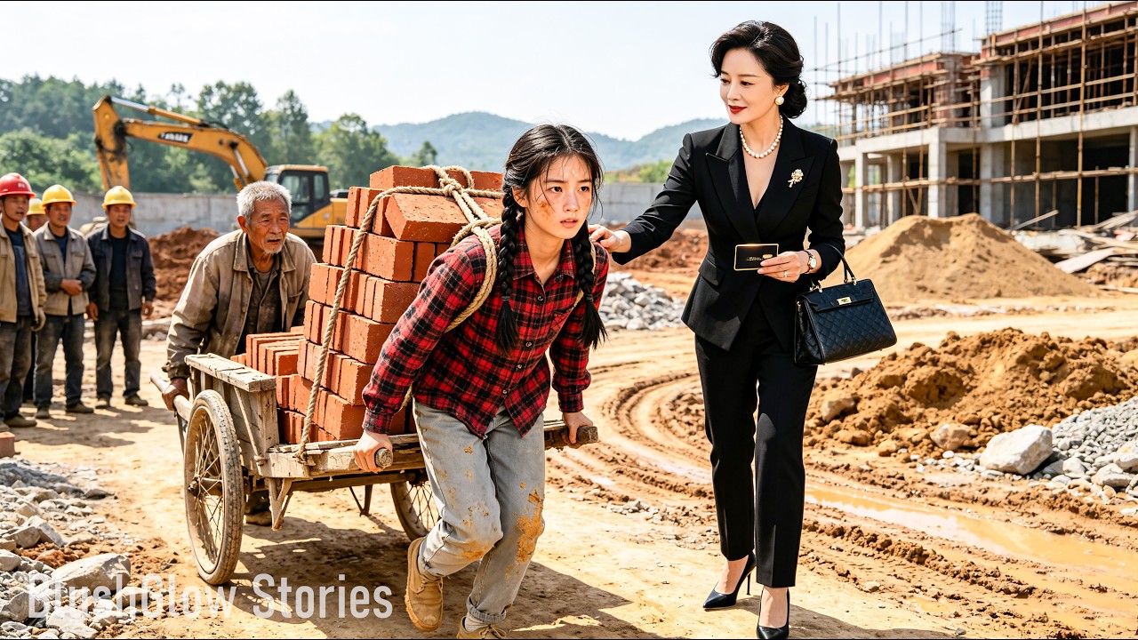 穷丫头工地扛砖养残疾养父,被人当狗欺负,怎料天生神力制服豪门恶少,首富夫人当场带她回家做儿媳!#打脸 #爽剧 #逆袭