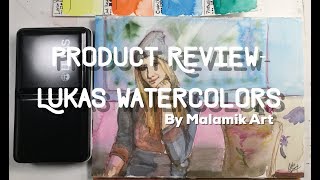 Product Review- Lukas Aquarell 1862 @MalamikArt