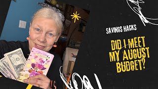 Did I Meet My August Budget? PLUS Money Saving Tips