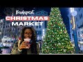 Living in Hungary: Budapest Christmas market at Vorosmarty Square. Food, lights and Mulled Red wine.