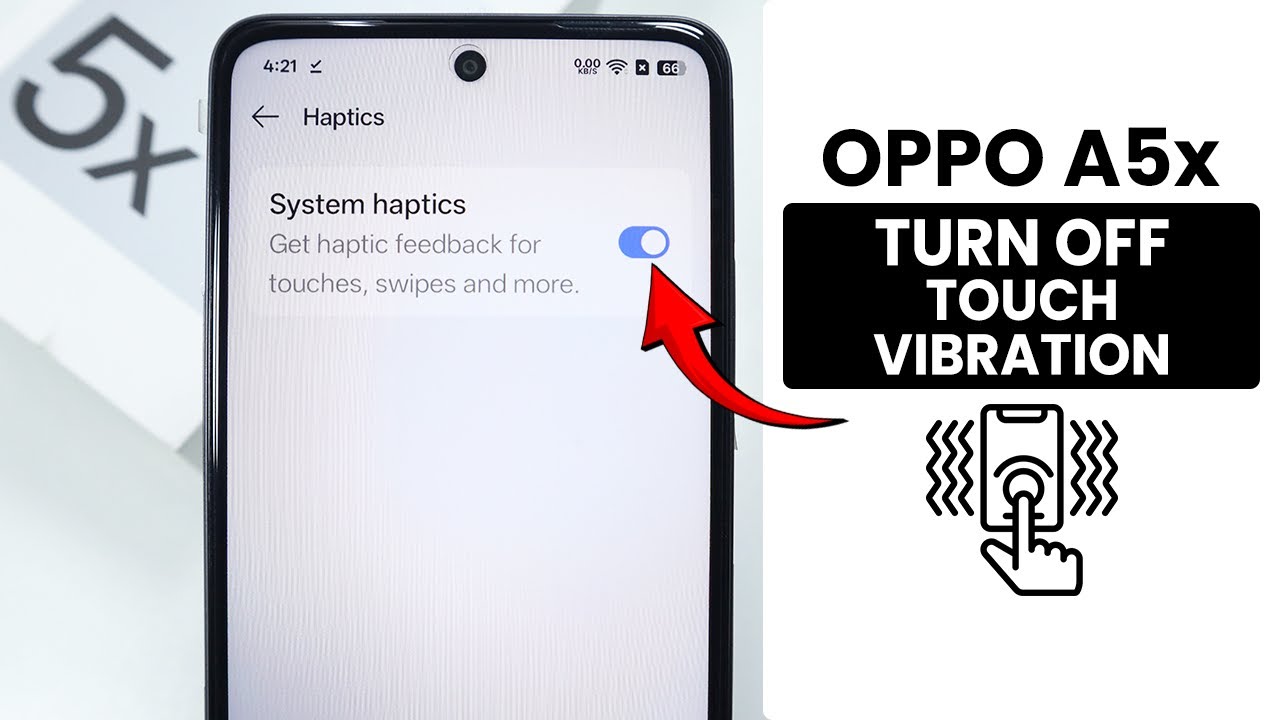 How to Disable Touch Vibration in Oppo A5x