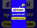 Pop Ai Coupon Code | popai coupon code | pop ai promo code- Get 30% Discount On All The Plans