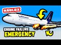 MY AIRLINE Had a ENGINE FAILURE Emergency in Roblox