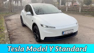 Tesla Model Y Standard 2026 Review (EU spec) Matrix headlights hardware!