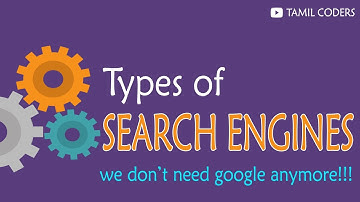 TYPES OF SEARCH ENGINE ON THE INTERNET | TAMIL CODERS