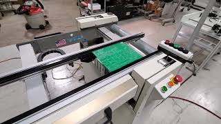 Universal Instruments Lift Gate Conveyor Demonstration