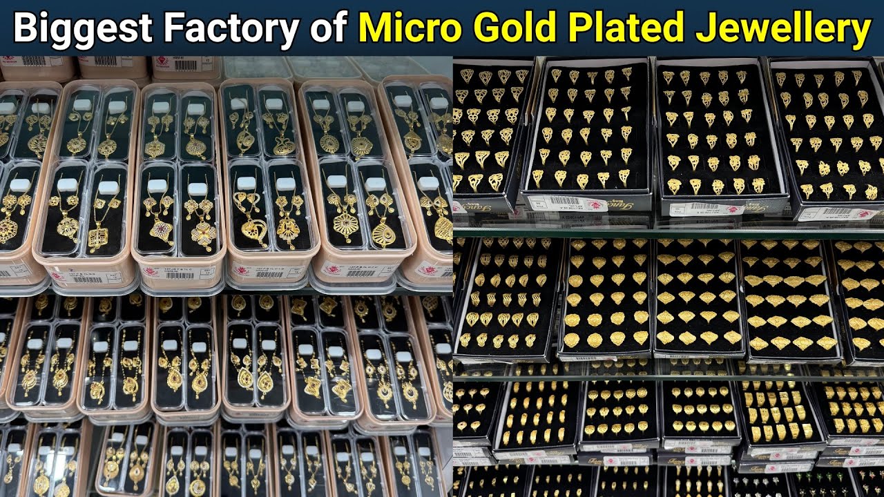 Micro Gold Plated Jewellery Manufacturer in Rajkot Gujrat India | Micro Gold Plated Making 