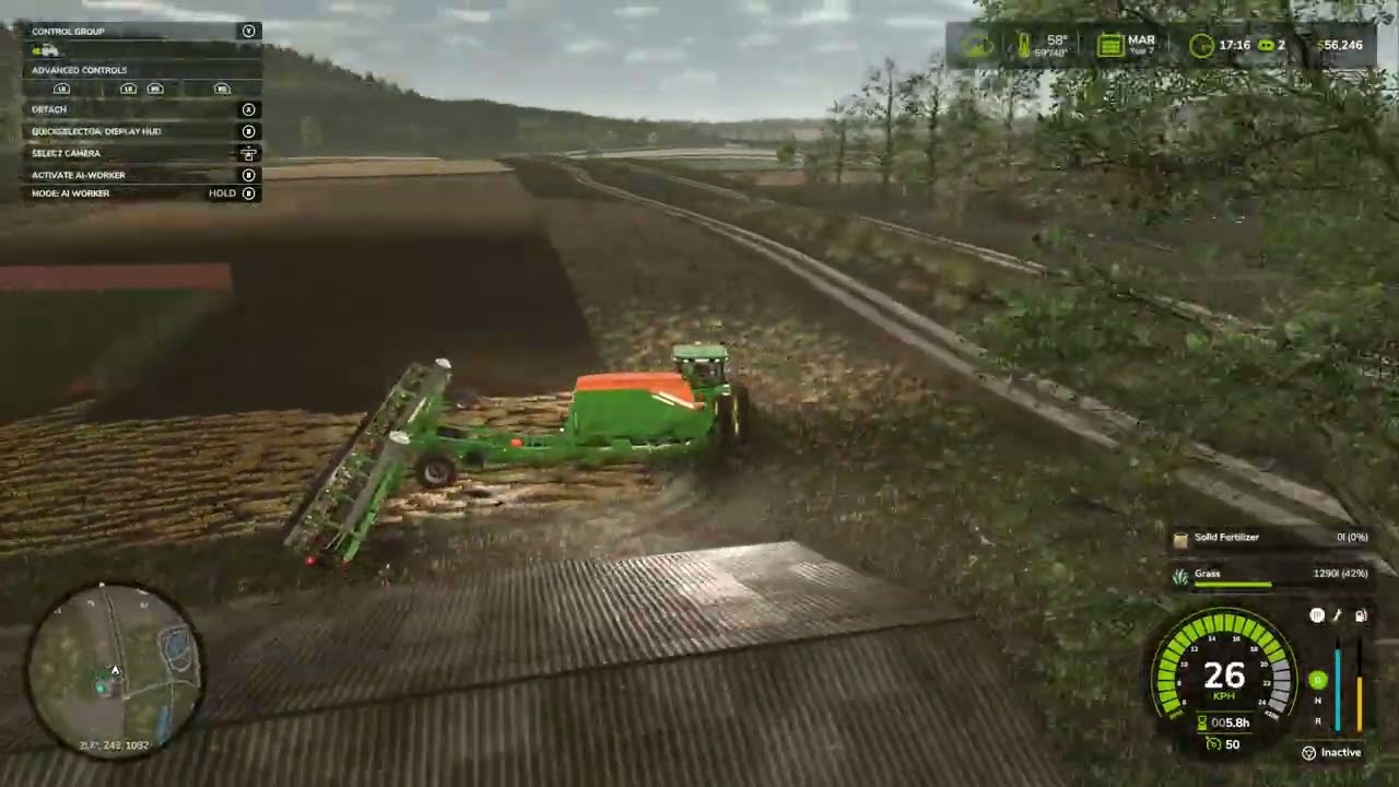 Planting some grass for the goats and upcoming sheep. Also planting other things.