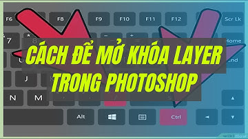Cách để Mở khóa layer trong Photoshop | WikiHow Tiếng Việt | Vietnamese