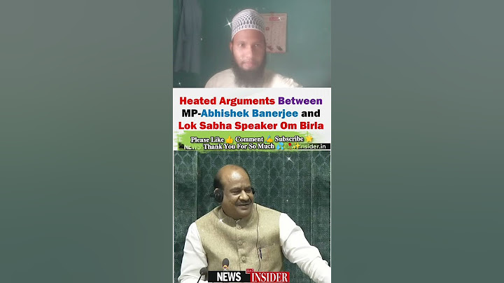 abhishek banerjee ne lok sabha speaker Om Birla ko kiya kaha #shorts #parliament #viral