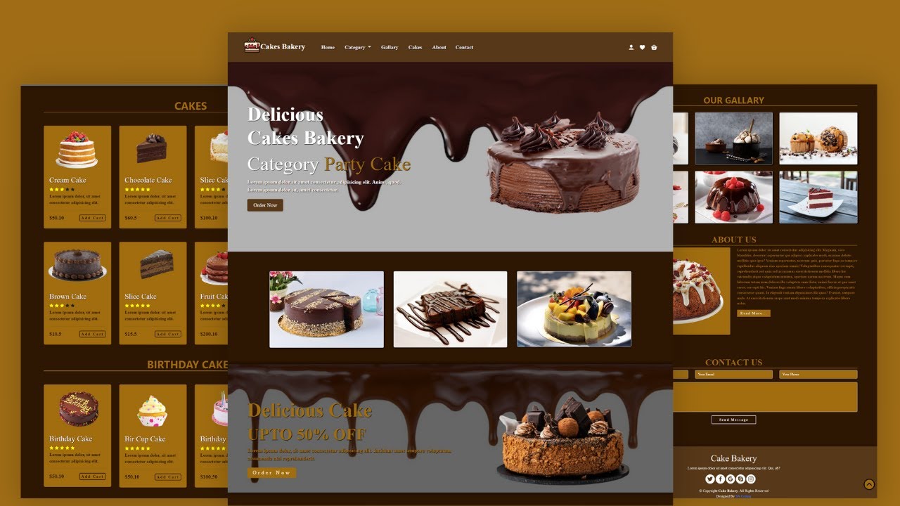 Cakes - Best Cake Shop Website Template 2023 - Colorlib