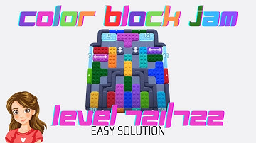 Color Block Jam Level 721 and 722 Easy Game Solution Walkthrough