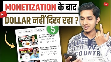 Yt Studio Dollar Sign Not Showing | Monetization Dollar Sign Not Showing
